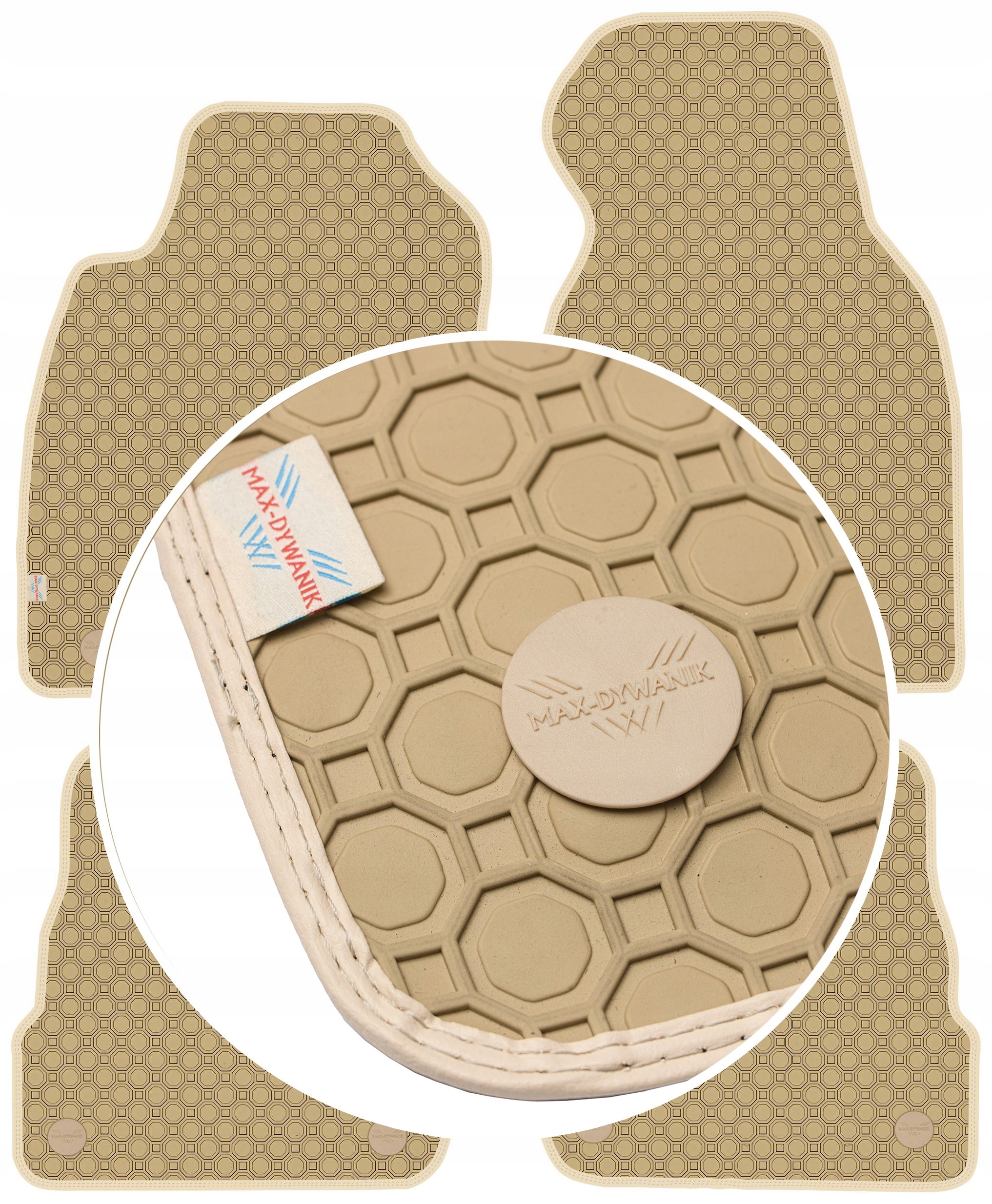 Audi A6 C5 1997-2000 Koberce Béžové