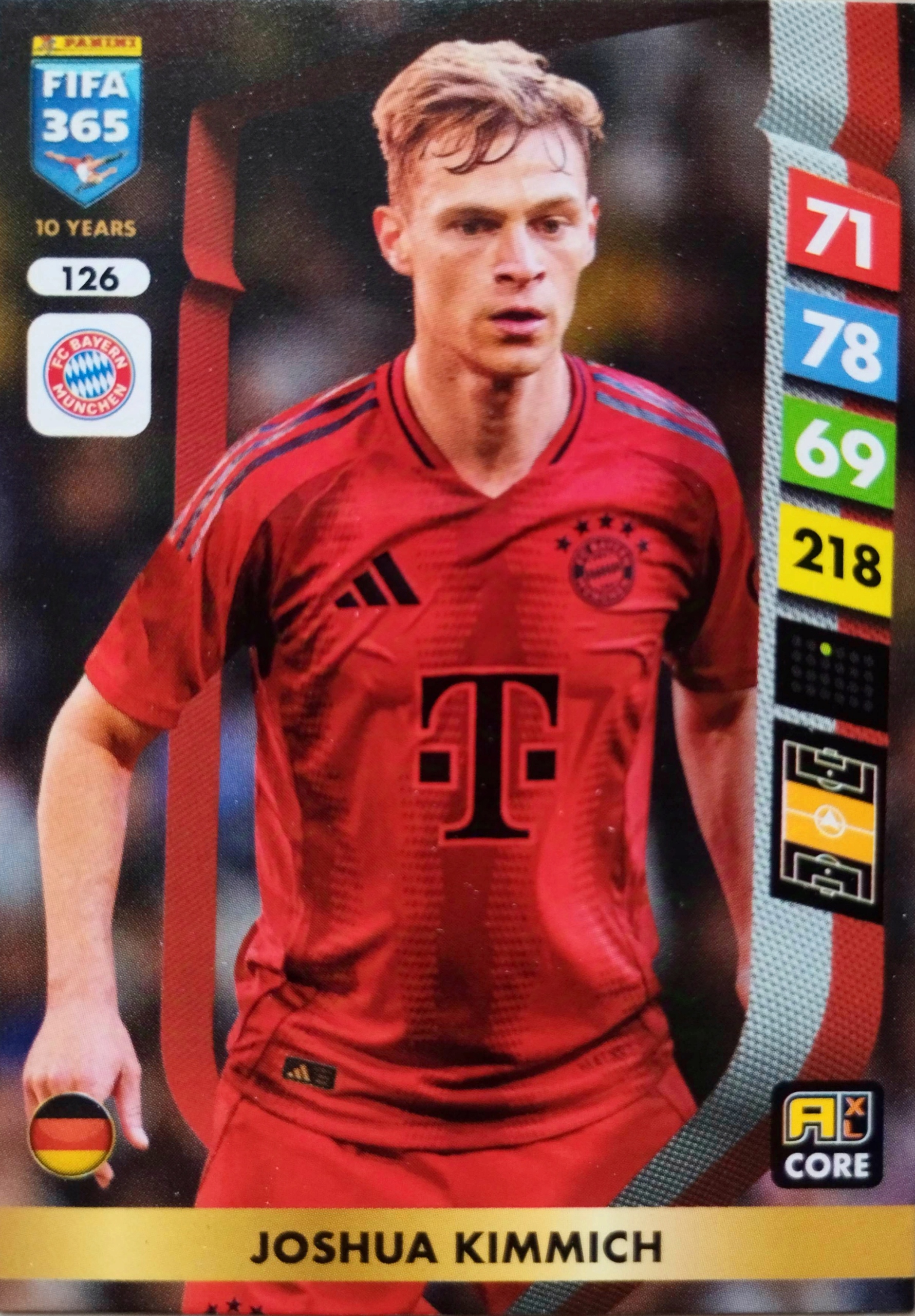 Panini Fifa 365 2025 Core 126 Joshua Kimmich Bayern Monachium