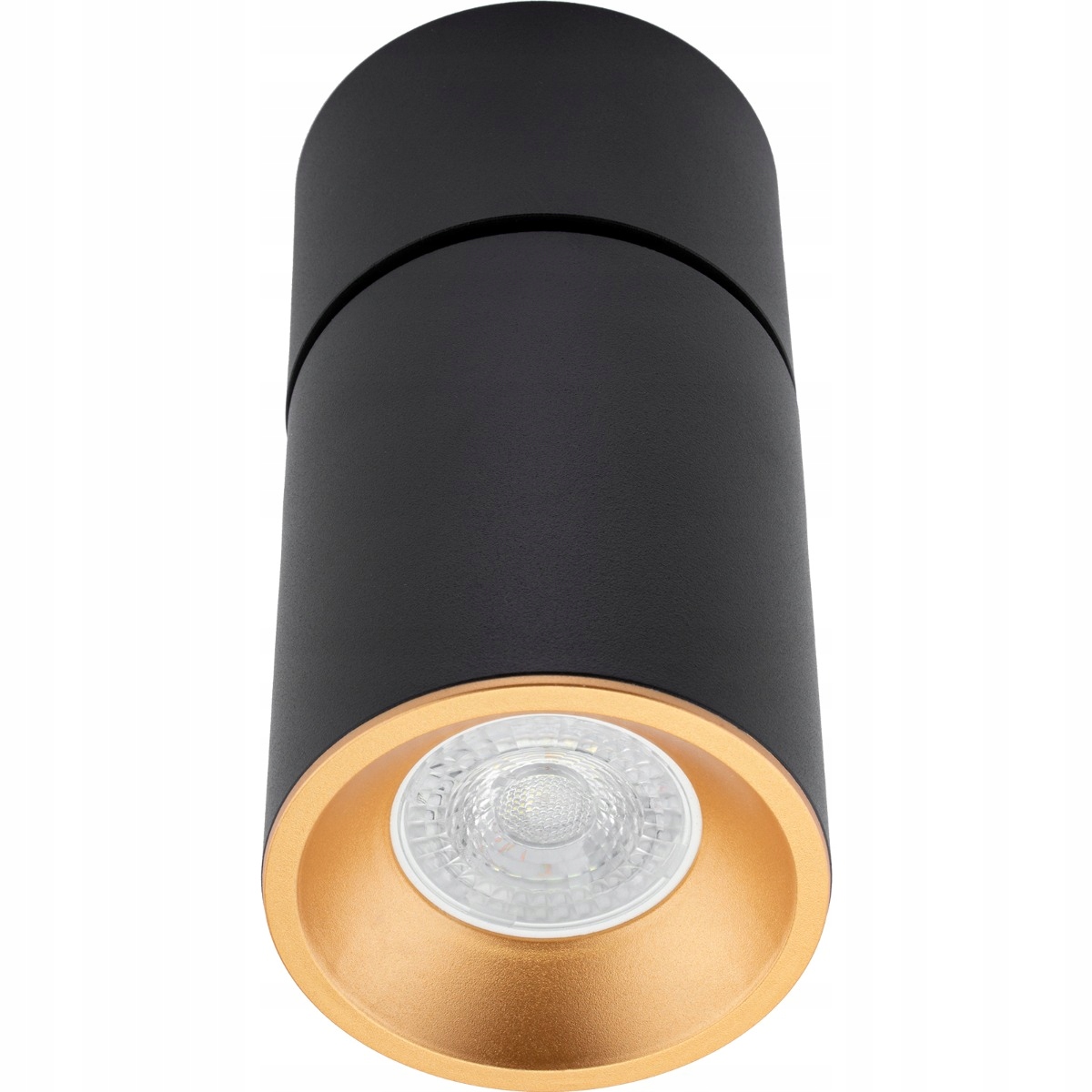 Oczko ruchome natynkowe NIXA ASTRA LED GU10 czarne Zasilanie sieciowe