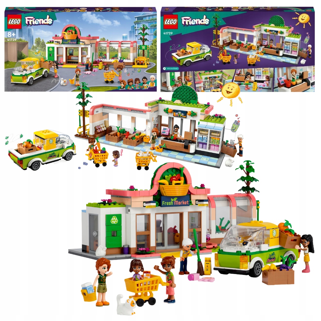 Lego Friends 41729 Obchod S Potravinami Eko Přátelé Stavebnice