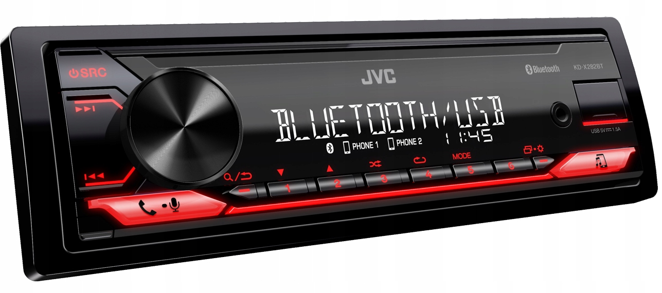 Bluetooth autorádio Jvc KD-X282BT Usb MP3 Aux Bluetooth 4x50W