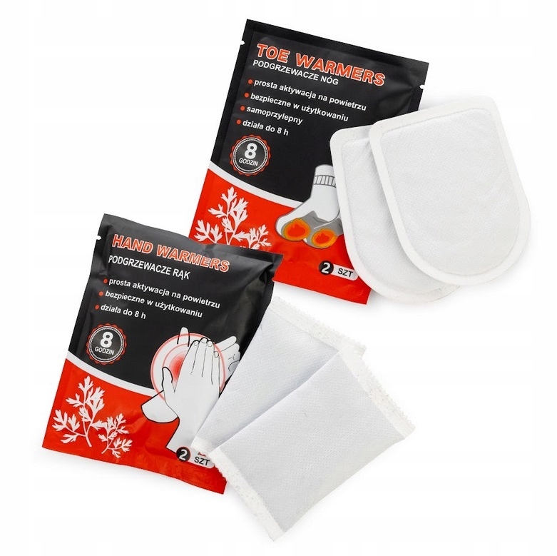Ohřívače rukou a nohou Kapesní 40 párů 80ks MIX Hot Pack Warmers