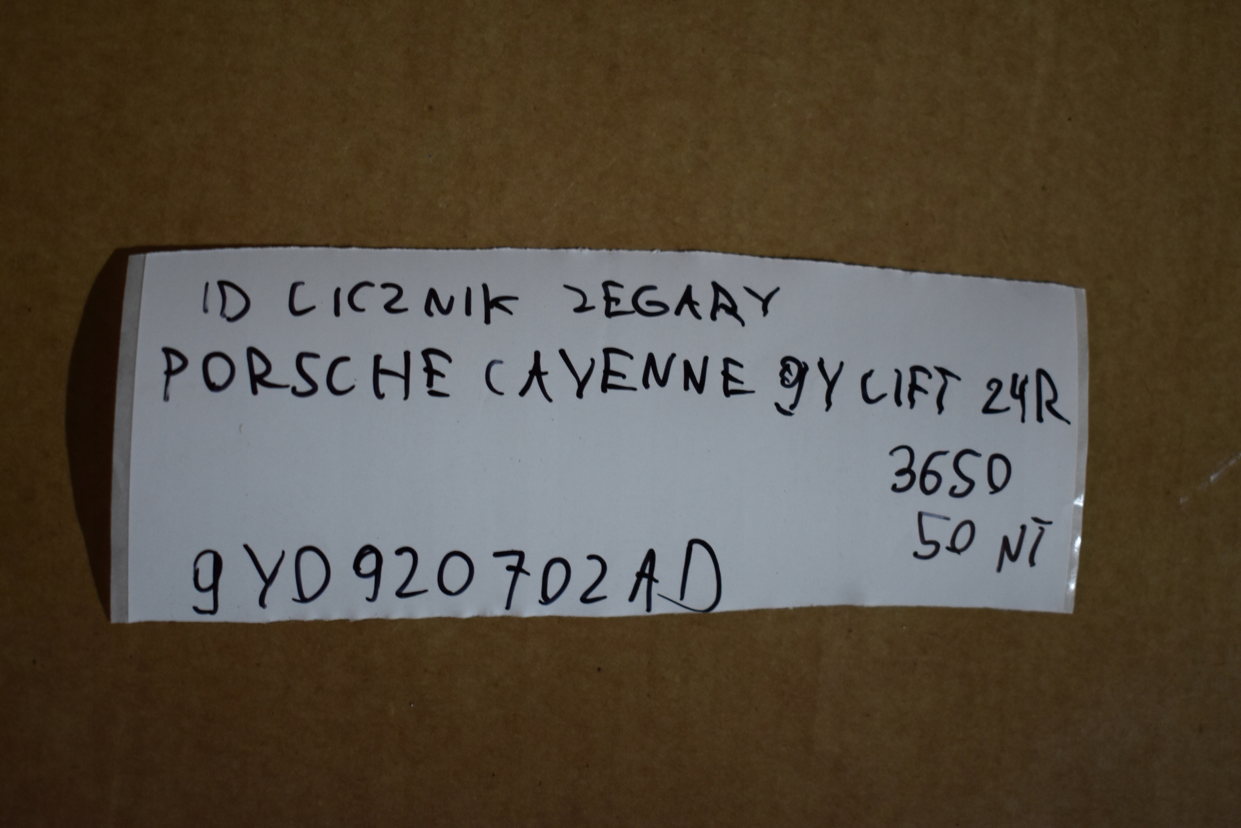 IDEALNY dials dials PORSCHE CAYENNE 9Y LIFT 24R. 1