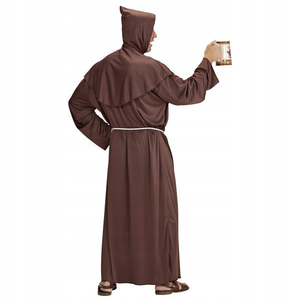 STRÓJ MNICH MNICHA ZAKONNIKA Z KAPTUREM S Rozmiar S