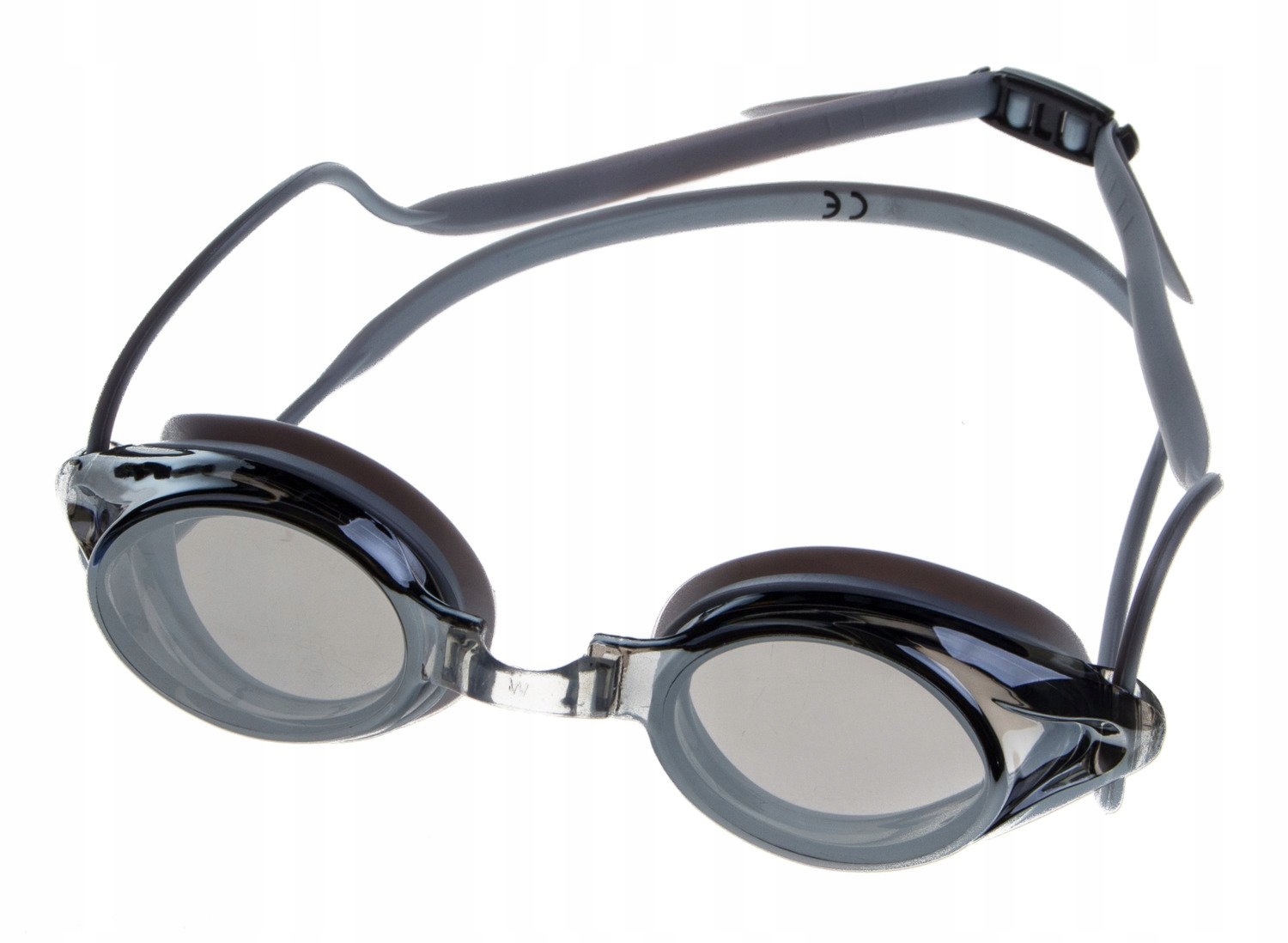Okulary do pływania Vivo B-0109 Srebrne, lustrzane