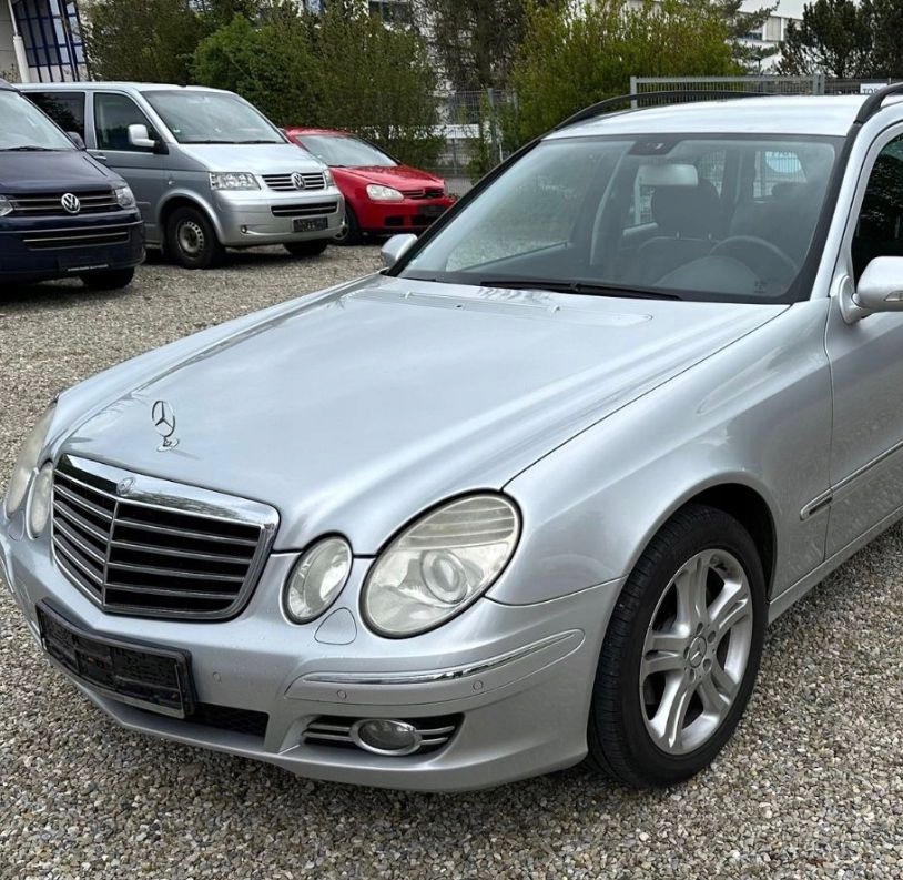 EUROPA Mercedes w211 LIFT MASKA ZDERZAK LAMPY 755u C755u KOMPLETNY PRZÓD