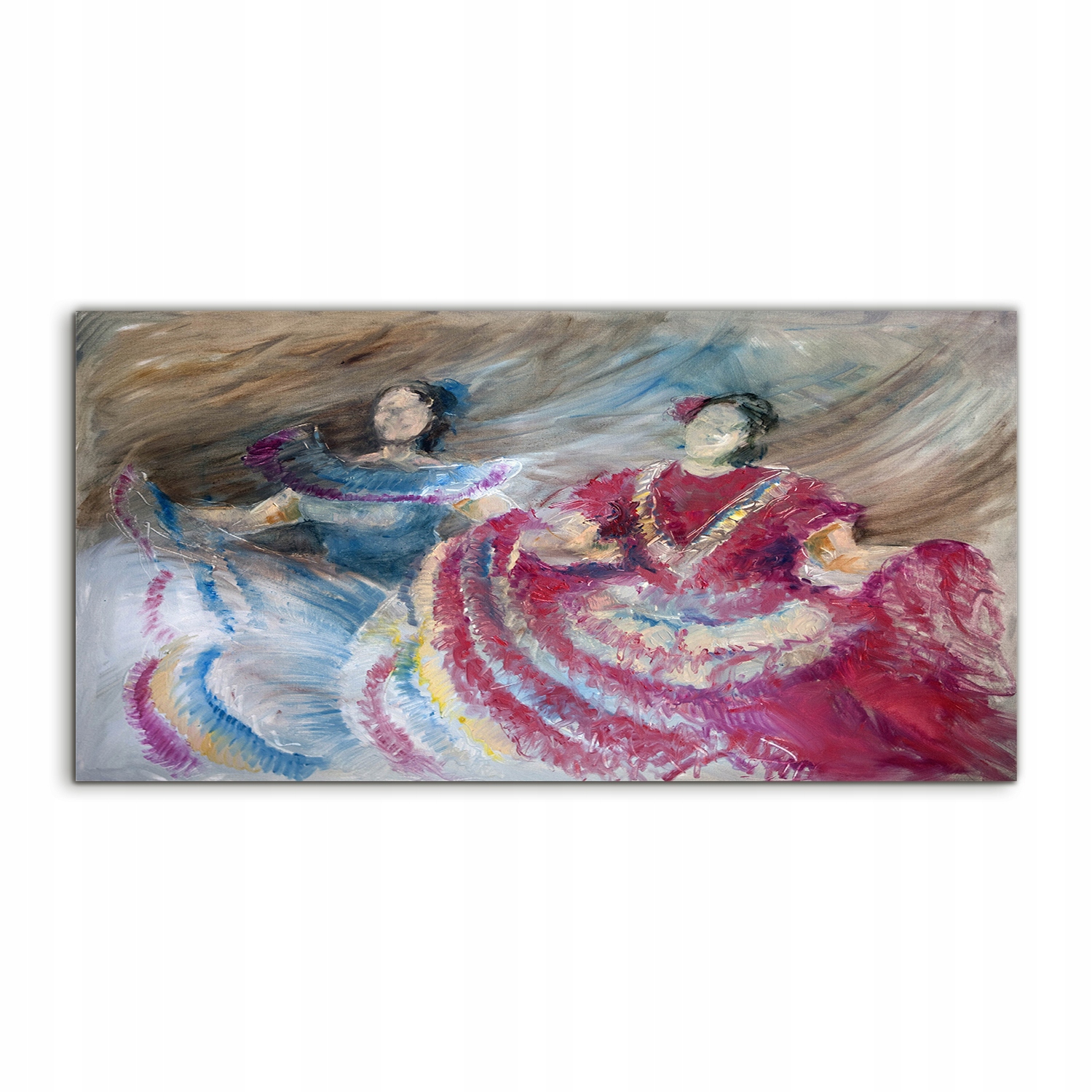 

Obraz akryl 100x50 ścienny tancerze Taniec Sztuka