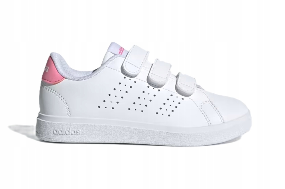 Buty dziecięce sportowe na rzepy adidas Advantage Court białe GW6495 r. 35