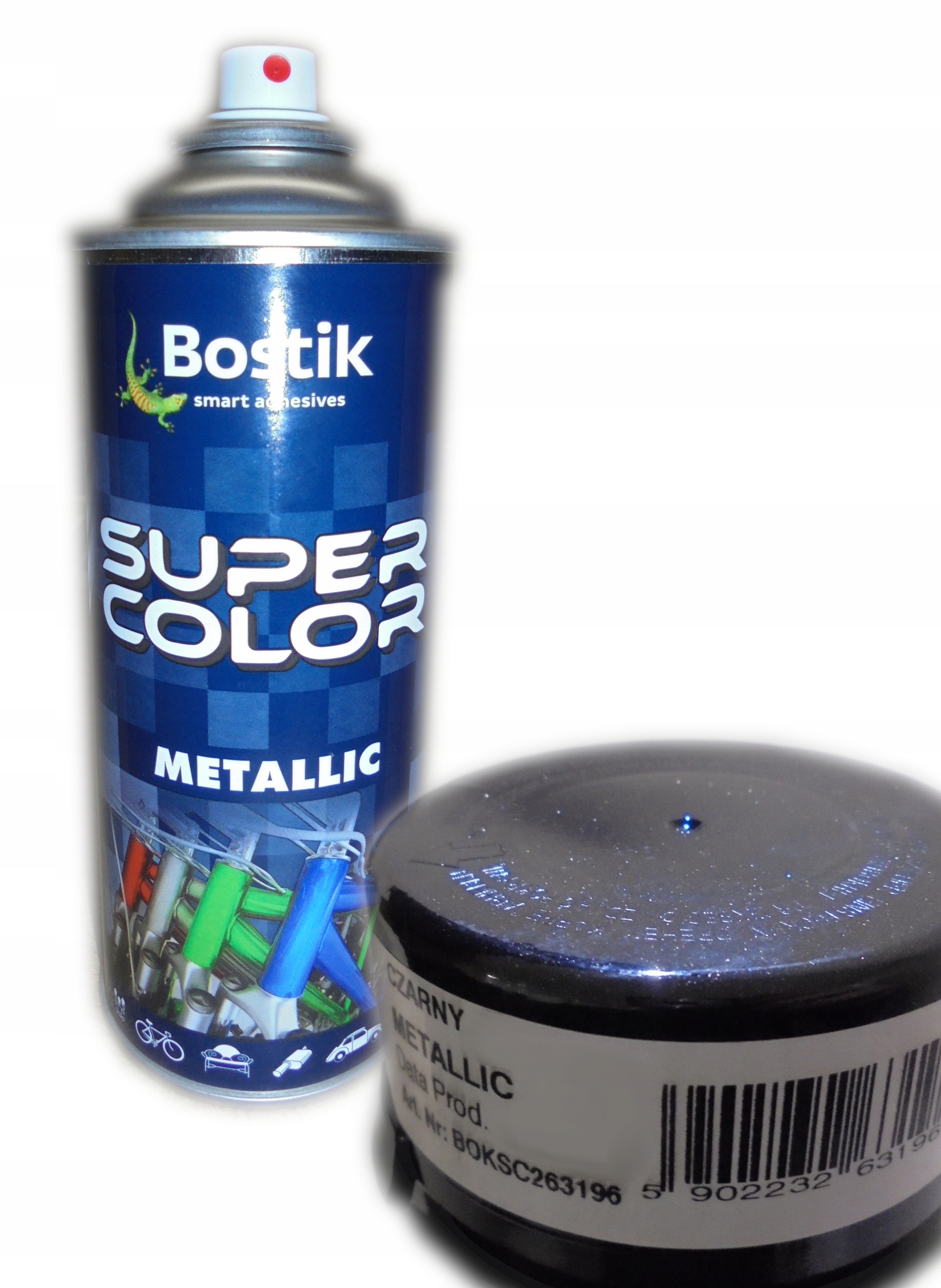 Farba w sprayu BOSTIK METALLIC CZARNY 400 ml