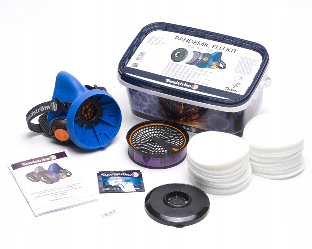 Zestaw ochronny MASKA SUNDSTROM Z FILTREM P3