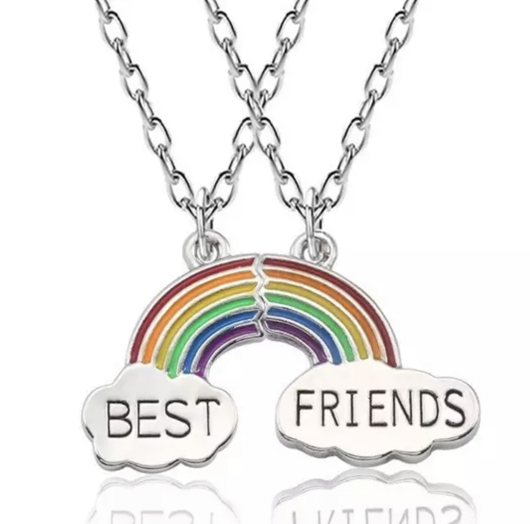 

Łańcuszki Zestaw 2szt Bff Tęcza Dla Przyjaciółek