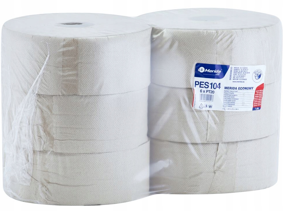 

Papier Toaletowy Szary 340M 6 Szt Merida Economy
