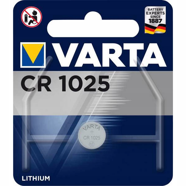 

1x Bateria Guzikowa Varta CR1025 Cr 1025 Litowa 3V