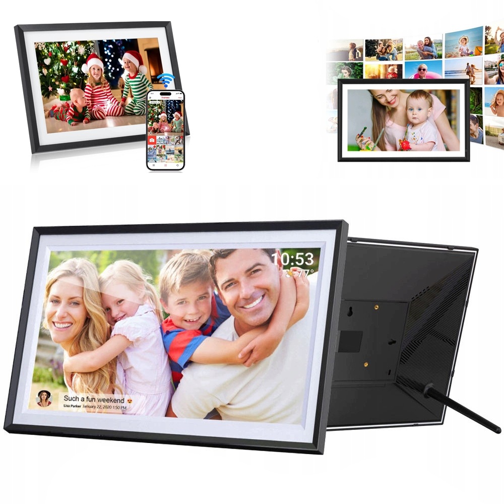 Rámeček Pro Fotografie Displej Wifi Hd Ips 15.6" Jazyk 32GB