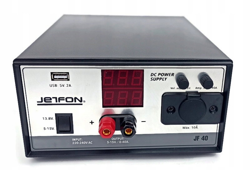 Jetfon JF-40 zasilacz regulowany 5-15V 40A
