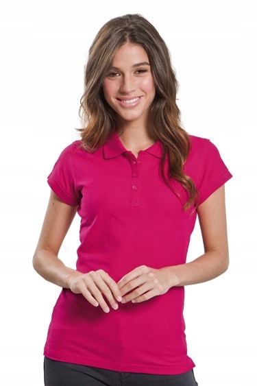 

Polówka damska polo Regular Jhk malinowa M