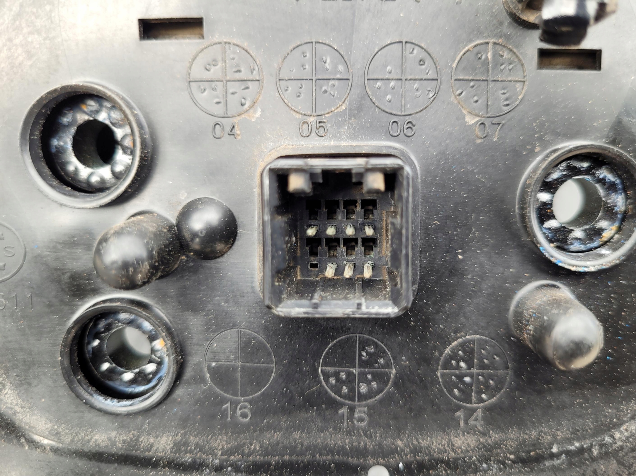 mirror right 7 PIN SSANGYONG RODIUS II LAK