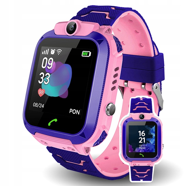 Smartwatch dla dzieci S7 Różowy GSM Lokalizacja Z074