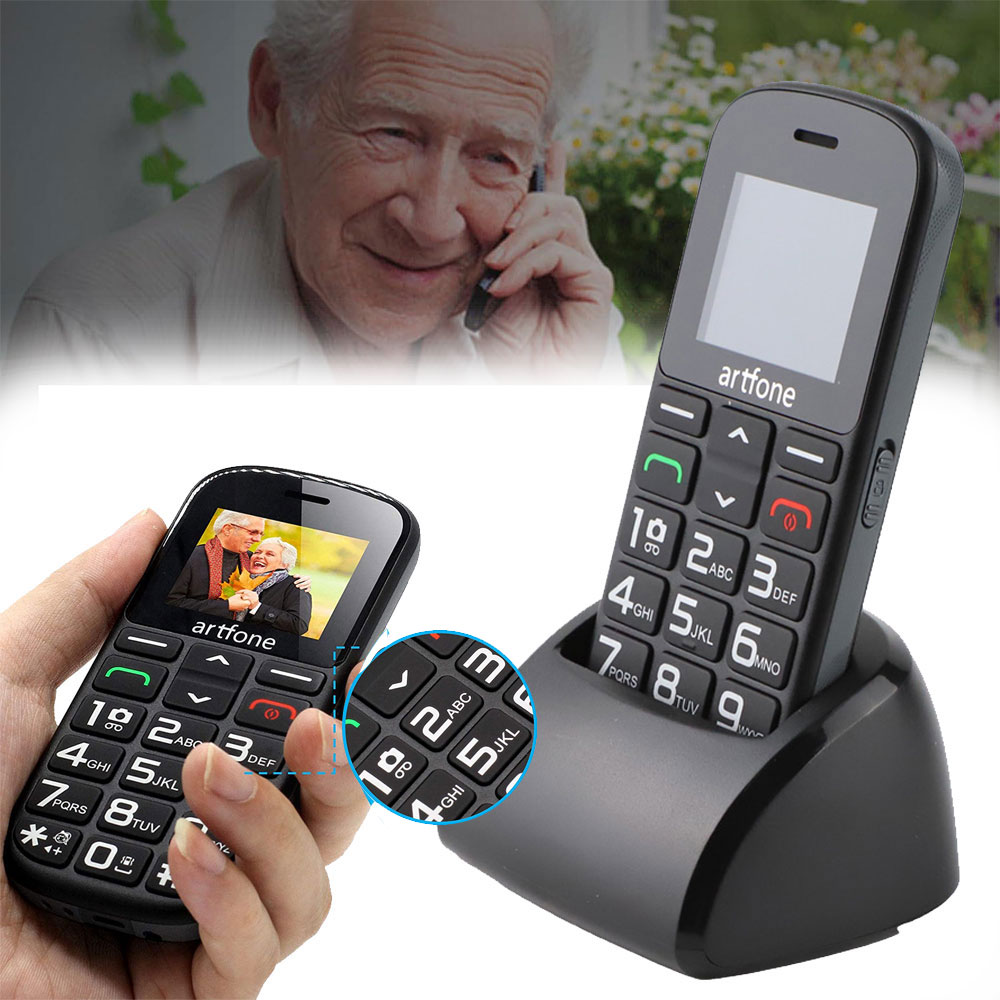 Hlasitý Mobilní Telefon Jednoduchý Pro Seniory, Jednoduchý, Pohodlný, Velká Tlačítka