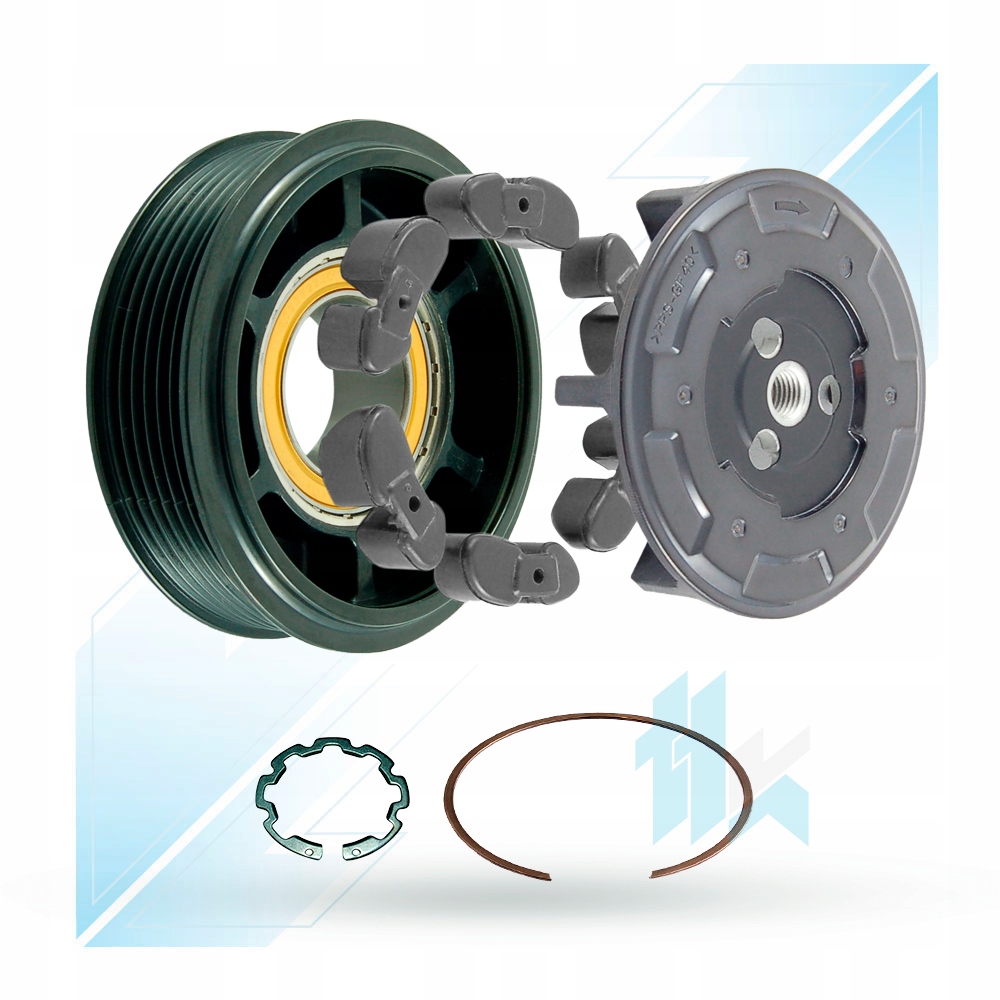 110D6E4607 - Компресорна муфта Klimy VW PHAETON 3.0 TDI