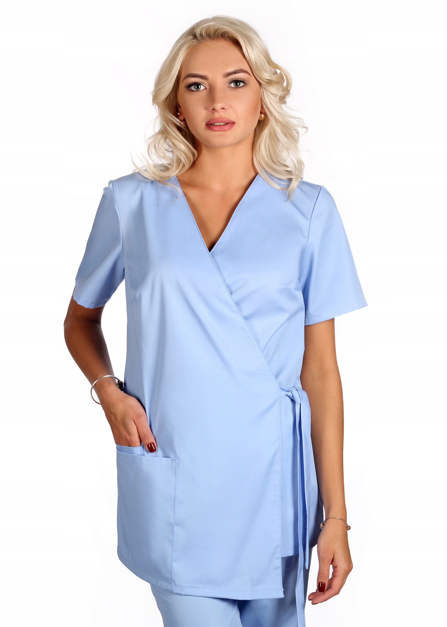 

bluza medyczna kosmetyczna kimono 14 kol. Xs/s