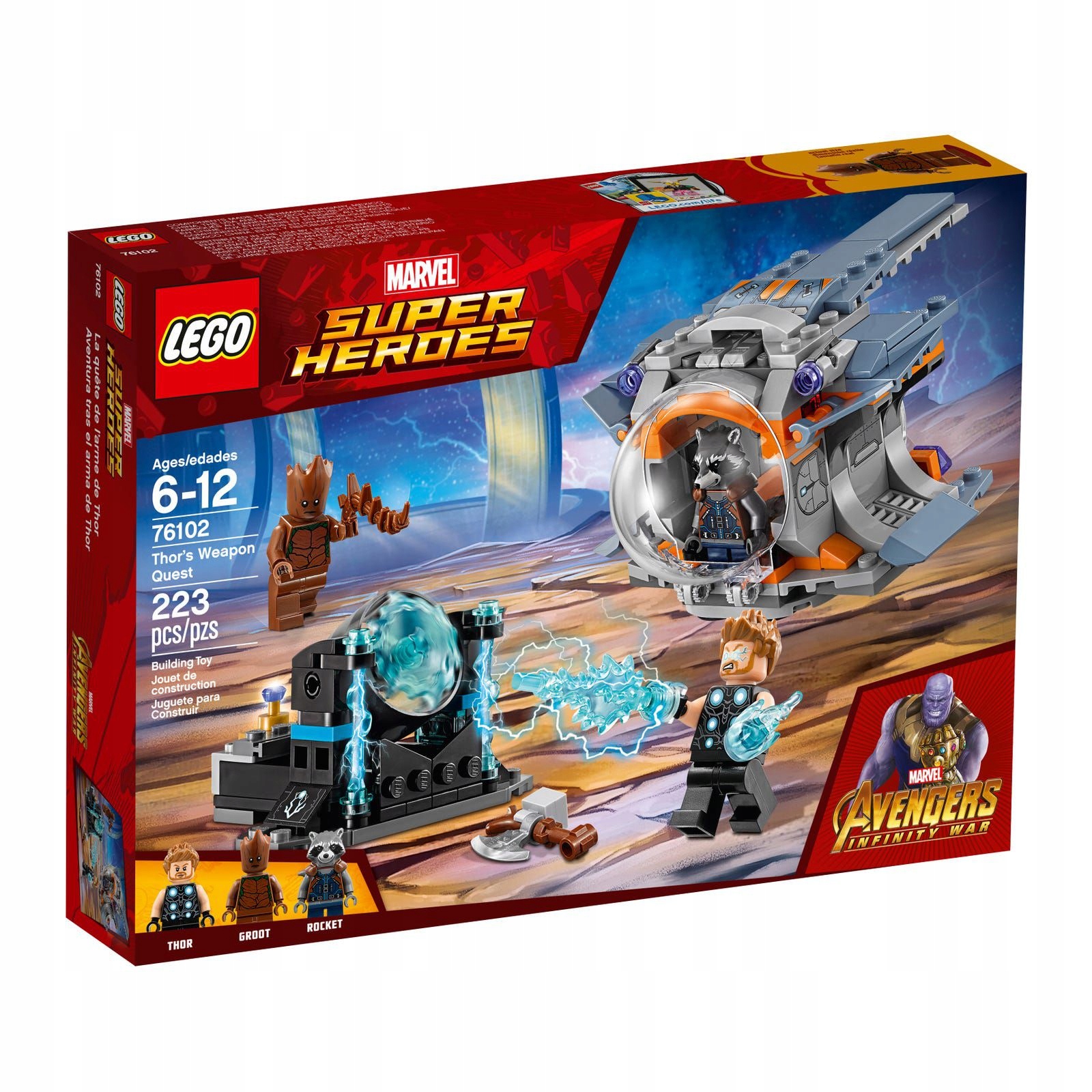 Lego Heroes 76102 Thorova zbrojnice Nové