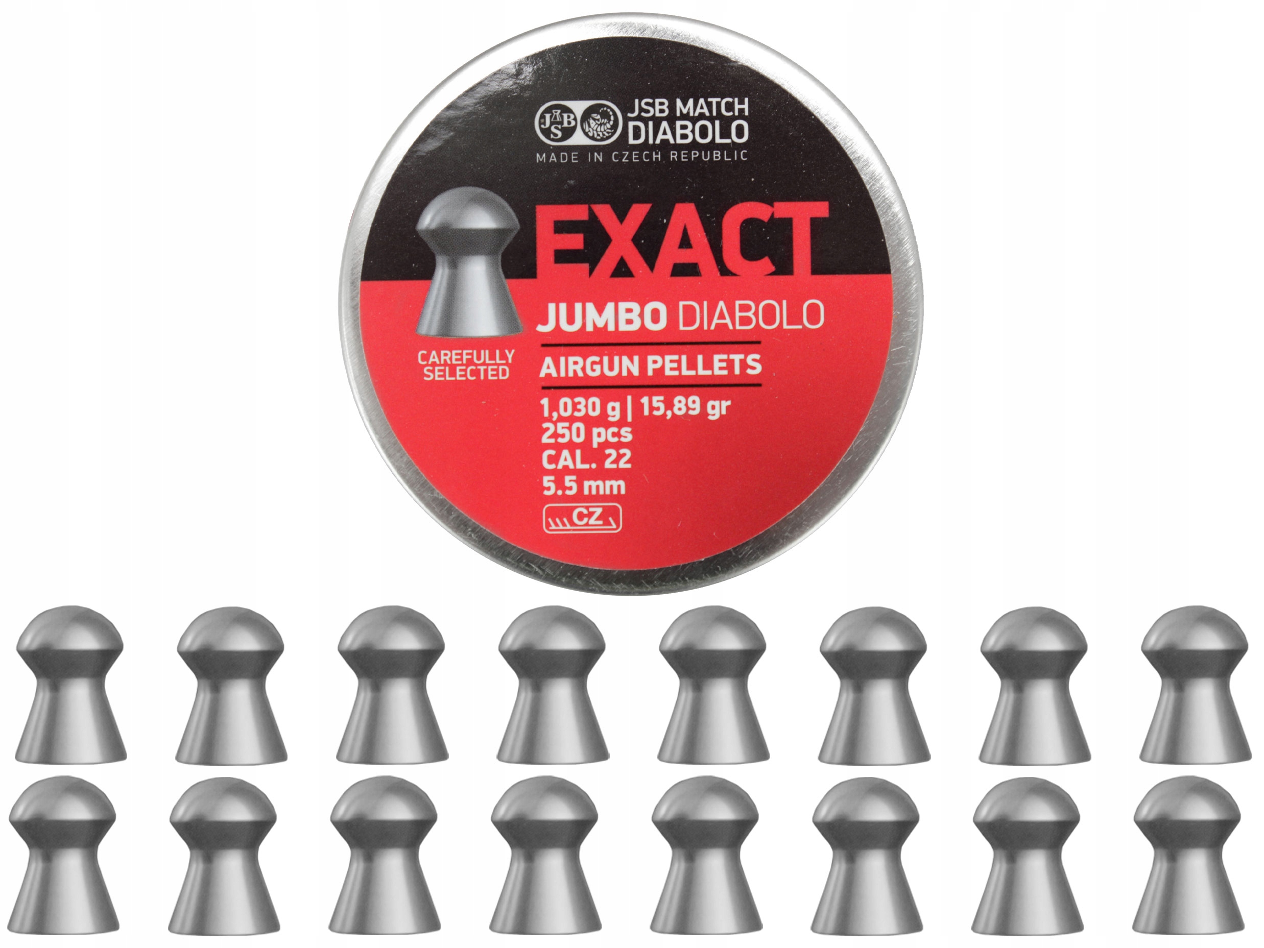 Śrut diabolo Jsb Exact Jumbo 5,51/250