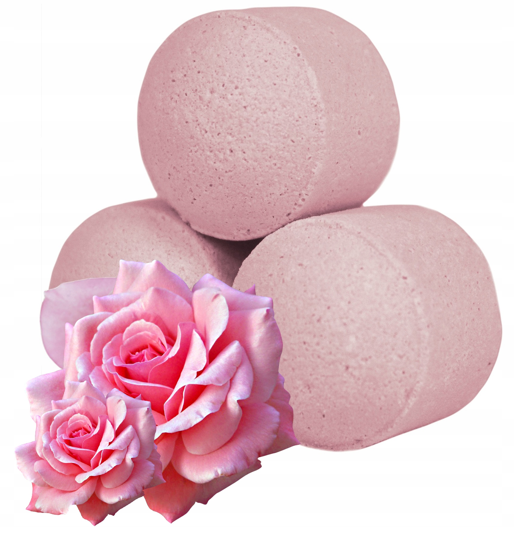 KULE DO KĄPIELI musujące RÓŻA domowe spa 1