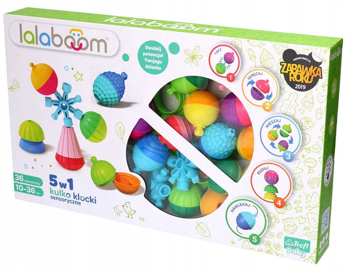 TREFL LalaBoom KULKO-KLOCKI 36 sztuk 61080