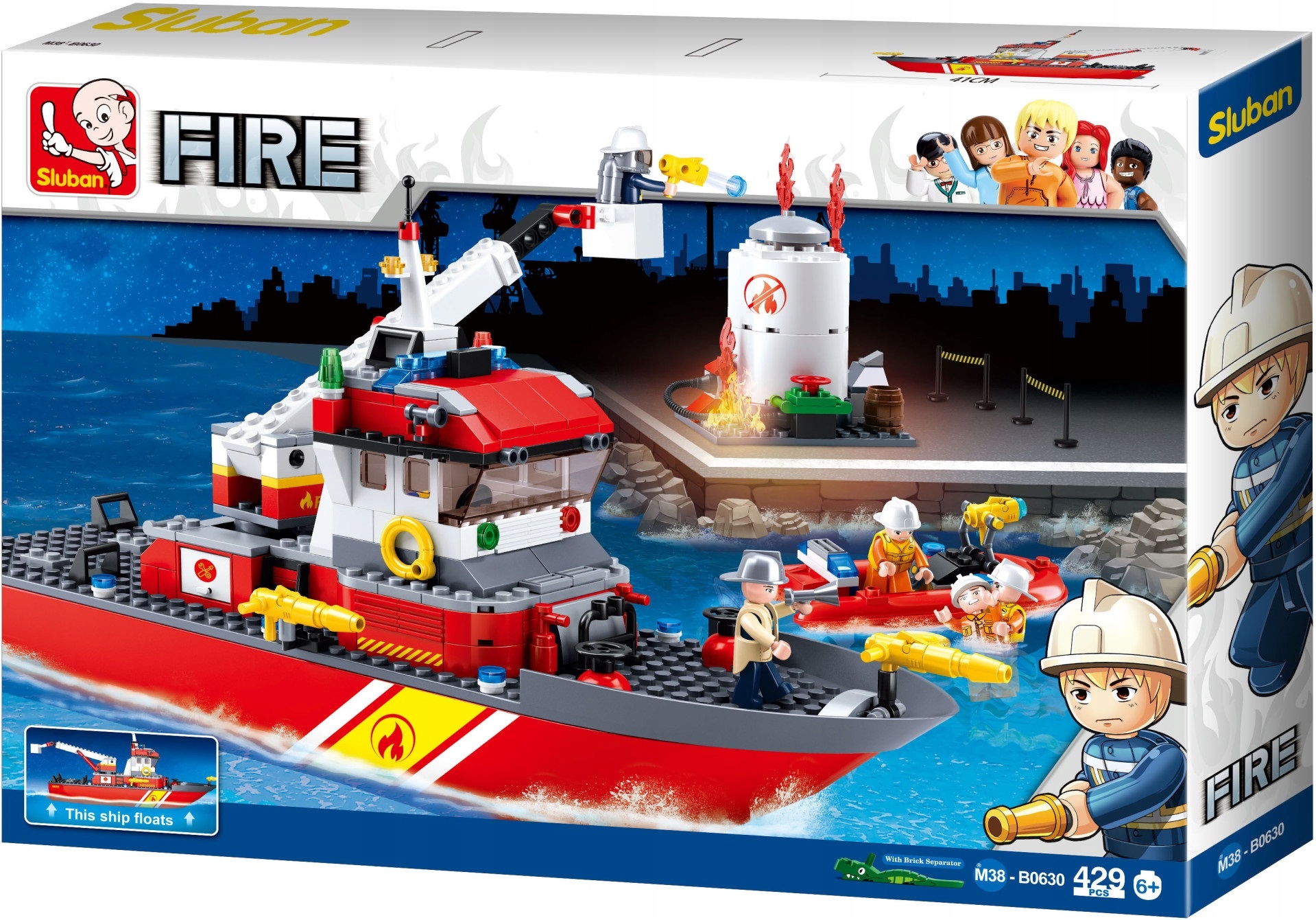 

Klocki Statek Straży Pożarnej klocki Lego