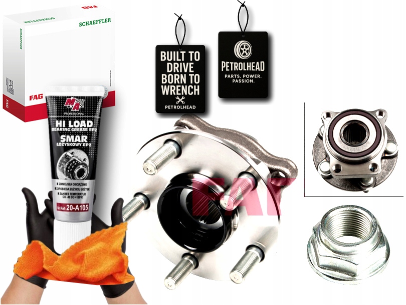 Sada Ložiska Kola S Pístem Přední L/p Subaru Foreste #Petrolhead Pro+ Kit7