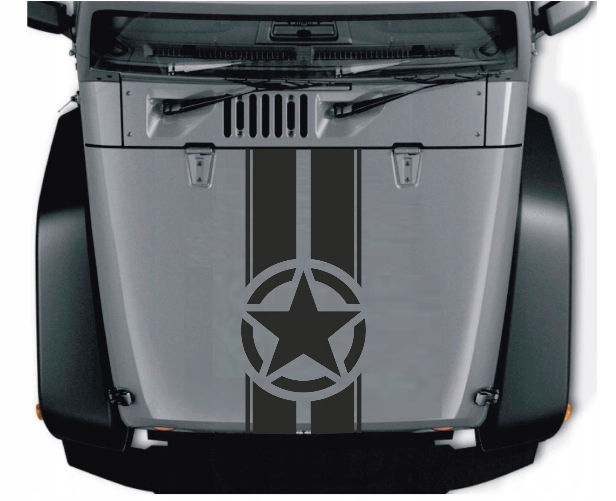 Samolepka na masku Jeep Wrangler