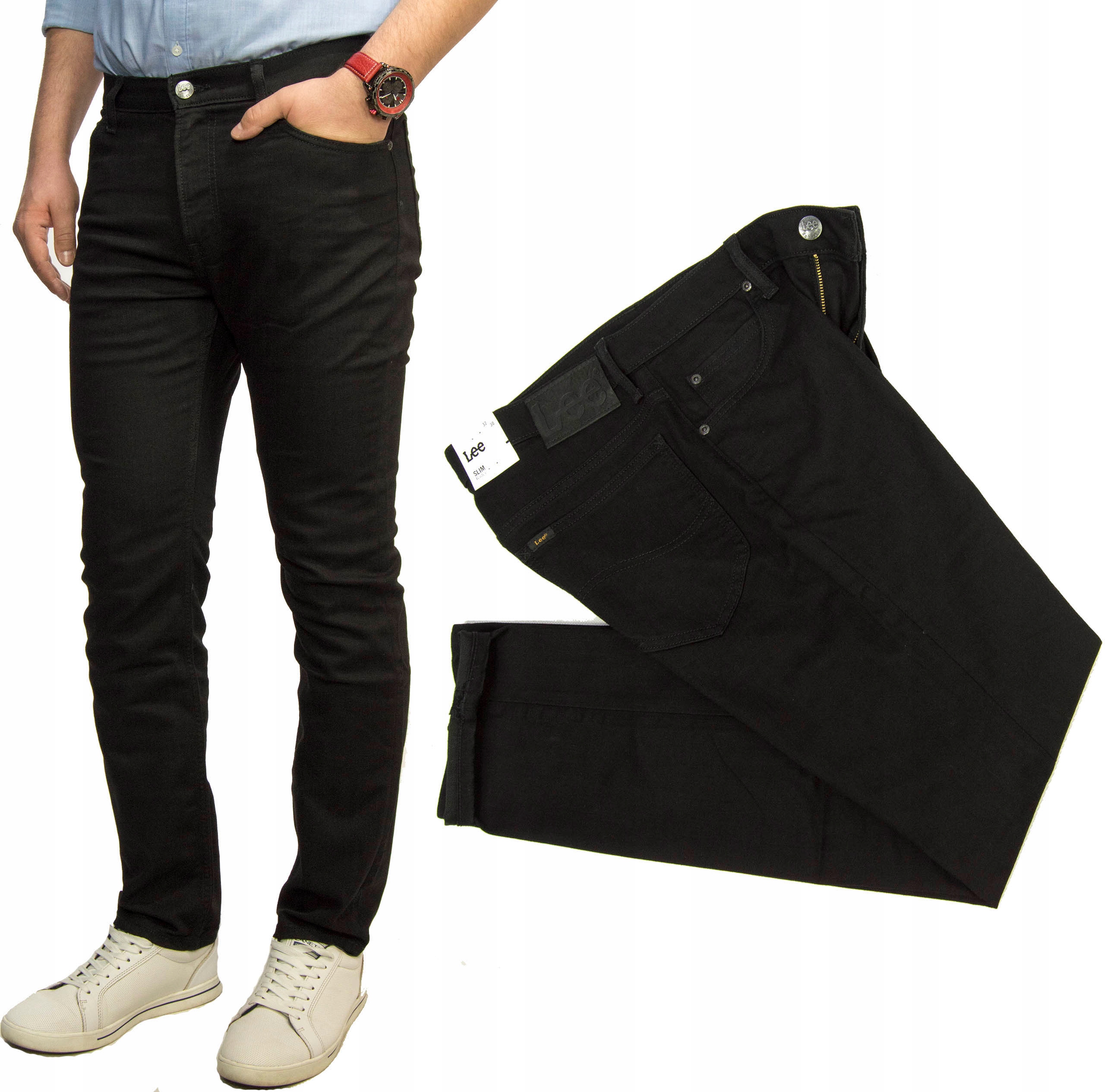 

Lee Rider Black Rinse męskie spodnie jeans W31 L30