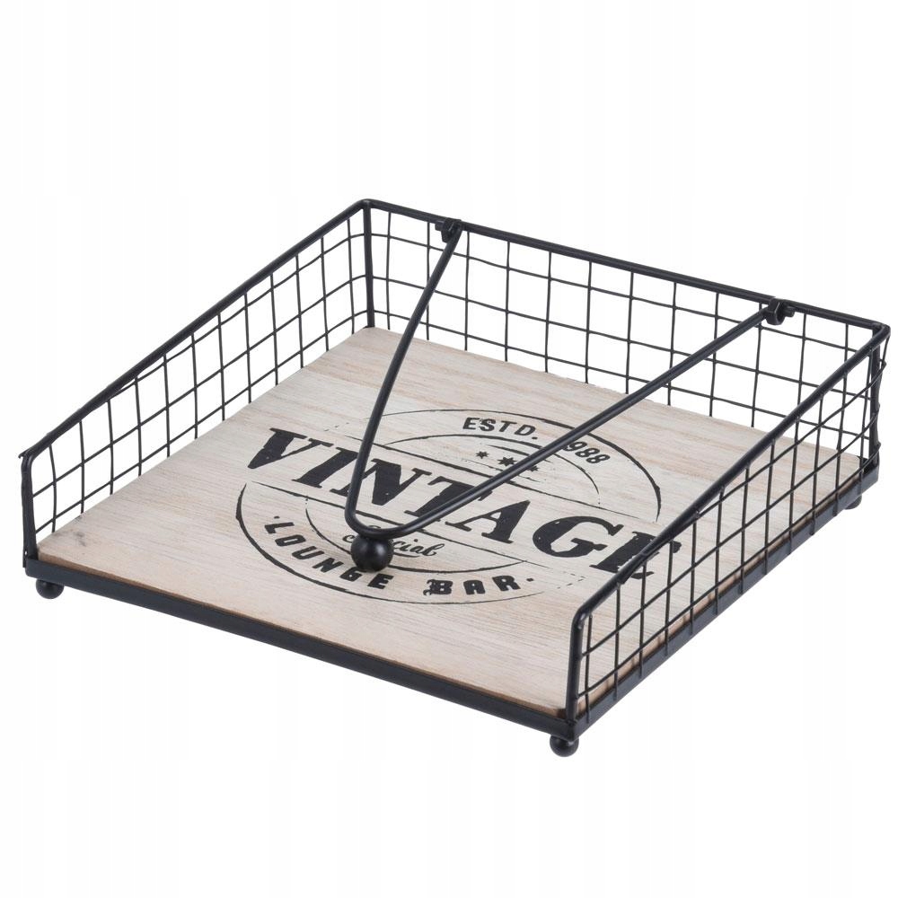 

Metalowy serwetnik Vintage do kawiarni pubu Loft