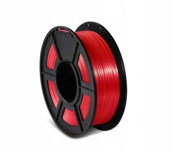 FILAMENT PCL DRUKARKI 3D 1,75mm 1KG NETTO CZERWONY