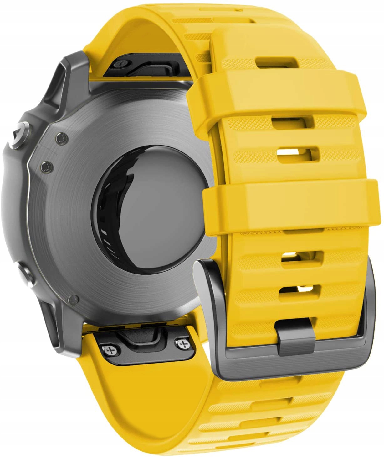 

Żółty Silikonowy Pasek Garmin Fenix 5 Plus 22mm