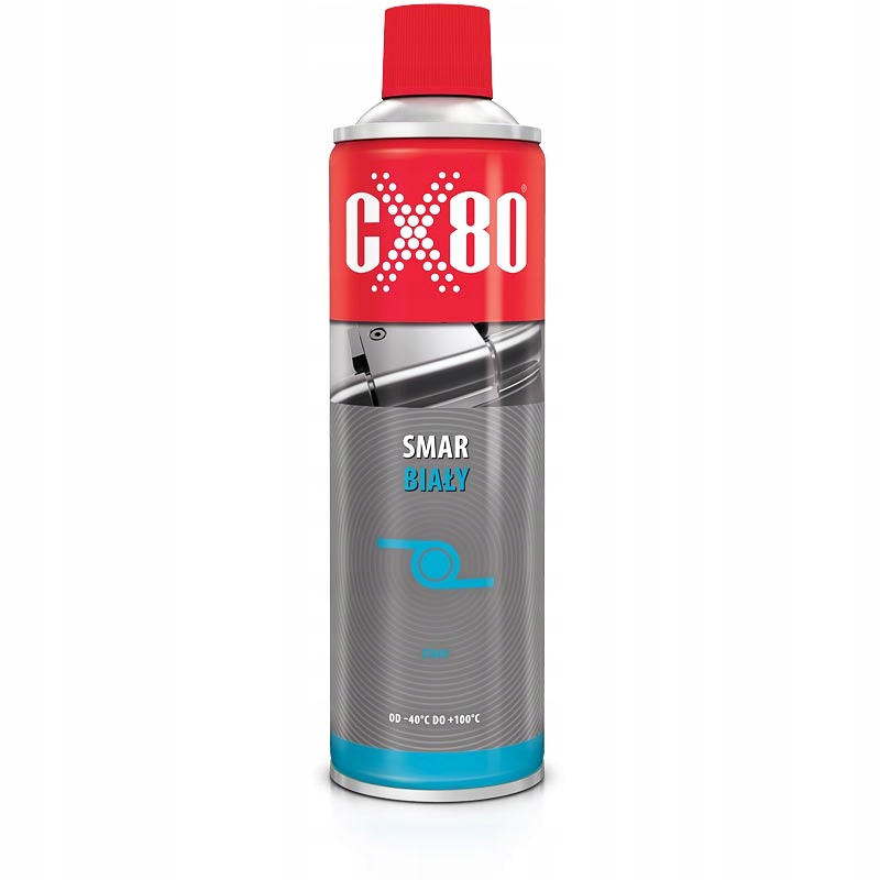 

CX80 Smar Biały Do Zawiasów Zamków Nadwozi 500ml