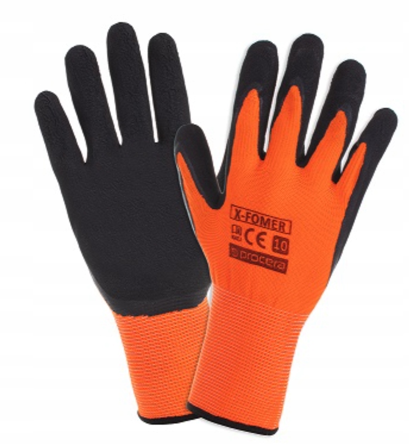 

Rękawice Poliestrowe Powlekane Lateksem 9