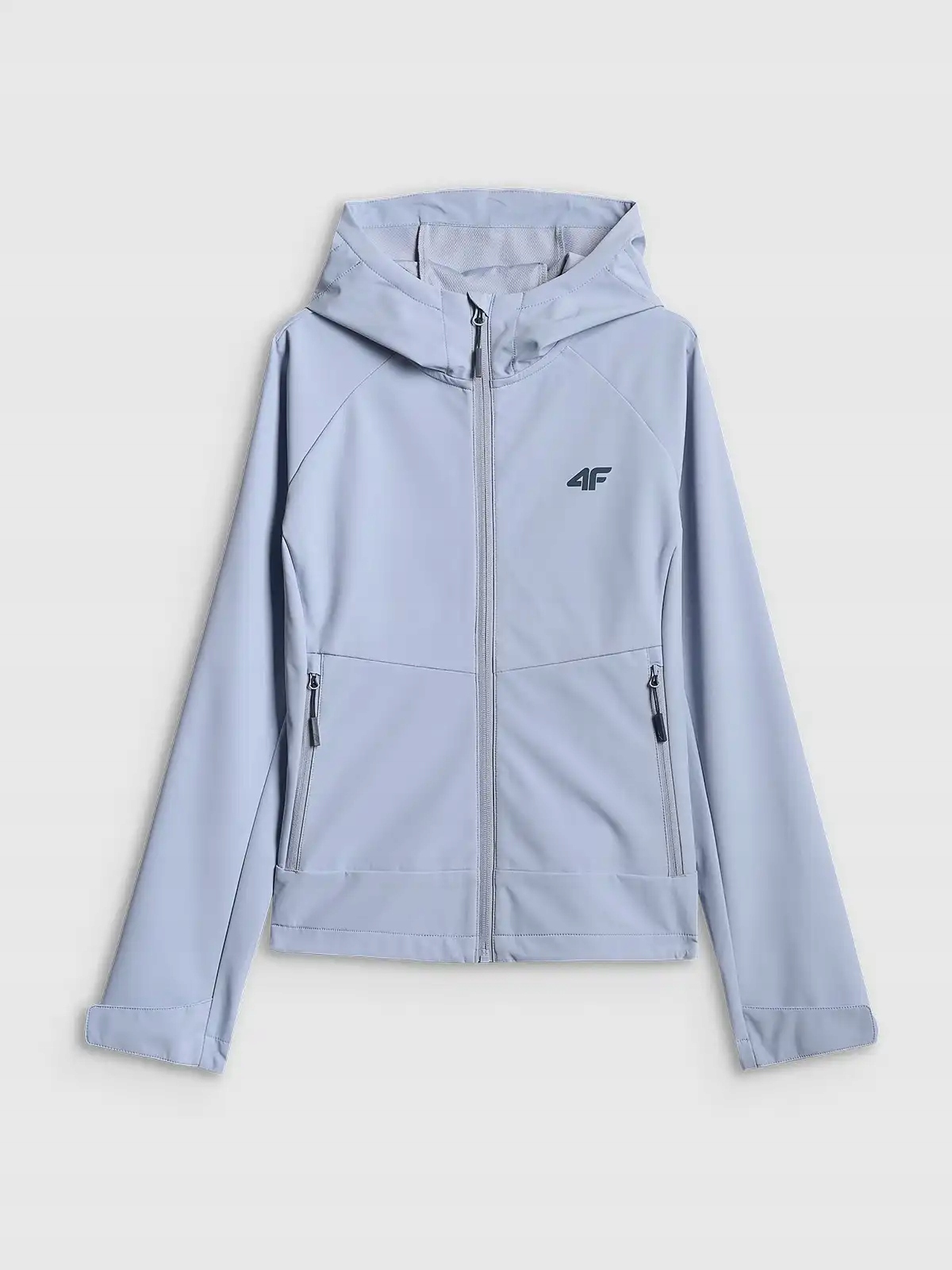 Kurtka damska 4F softshell wiatroodporna 4FWSS26TSOFF546 niebieska r. XL