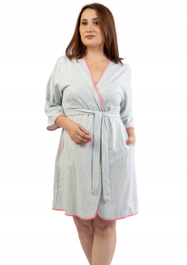 

Szlafrok damski bawełna cienki Vienetta 2XL +Size