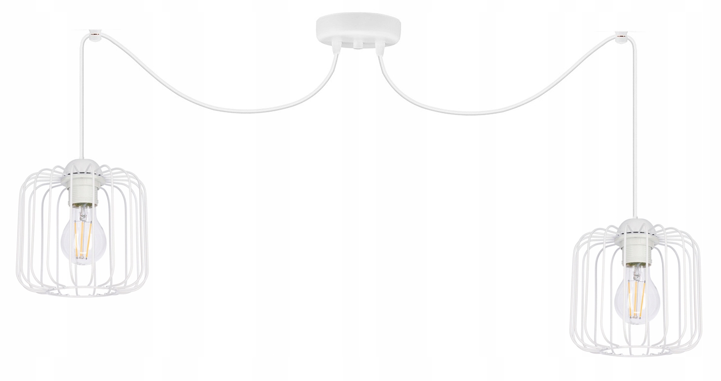 Závěsná Stropní Drátěná Lampa Pavouk Ring Led