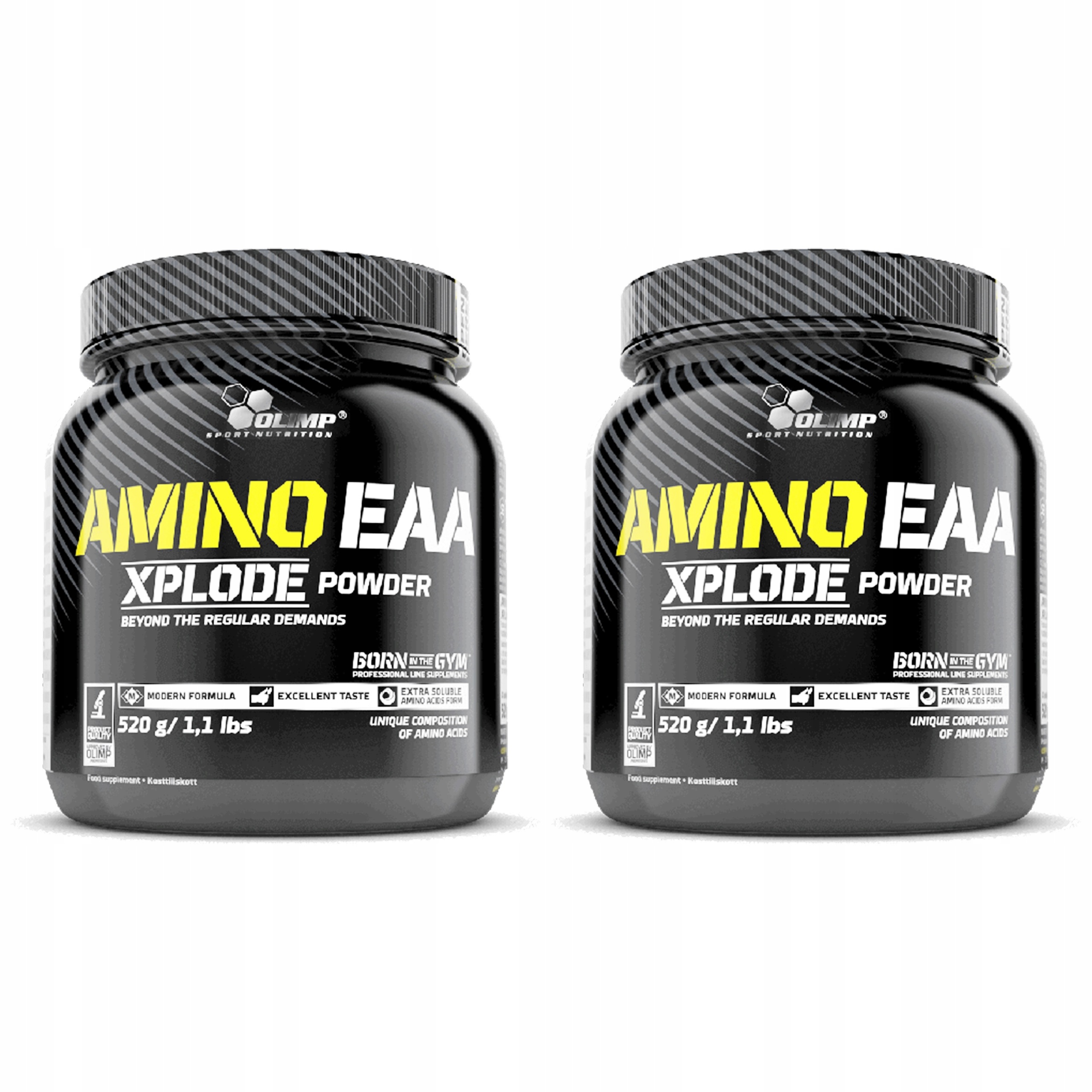 2x Aminokyseliny Eaa Xplode 520 g Regenerační antikatabolické svaly Olimp