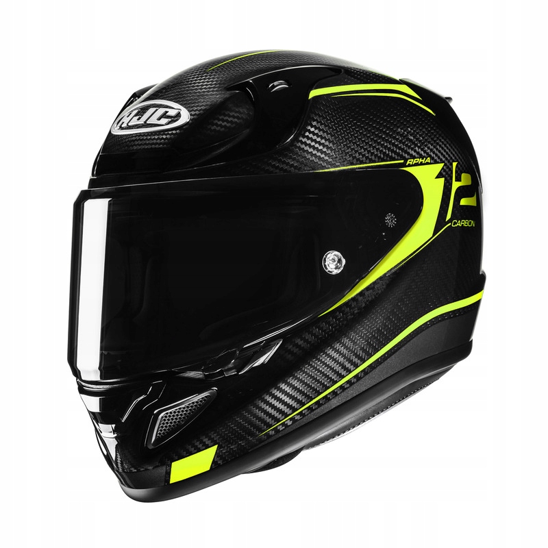 Motocyklová Prilba Hjc RPHA12 Carbon Keres Black Yellow S