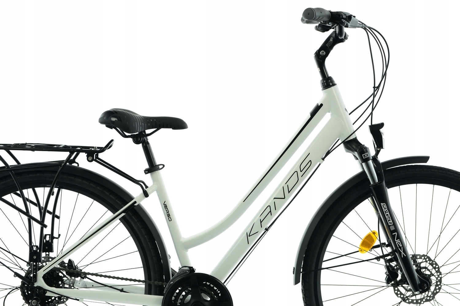 Rower Trekkingowy Kands 28 Verso V1 r19' biały SHIMANO HYDRAULIKA r25D