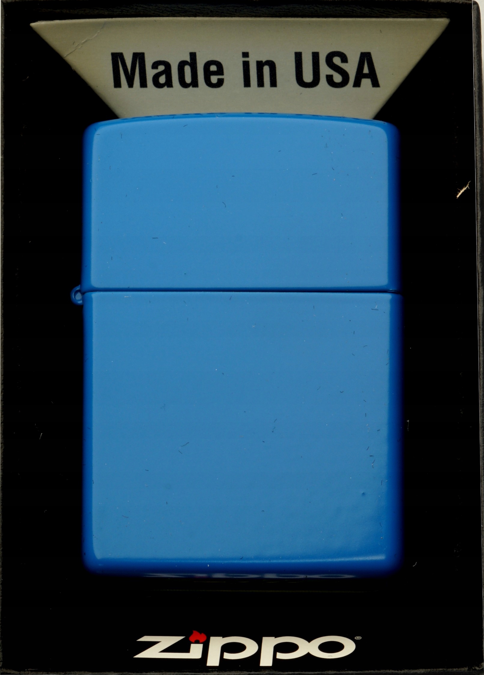 Zapalovač Zippo Sky Blue Matte 48628 Větruodolný benzínový