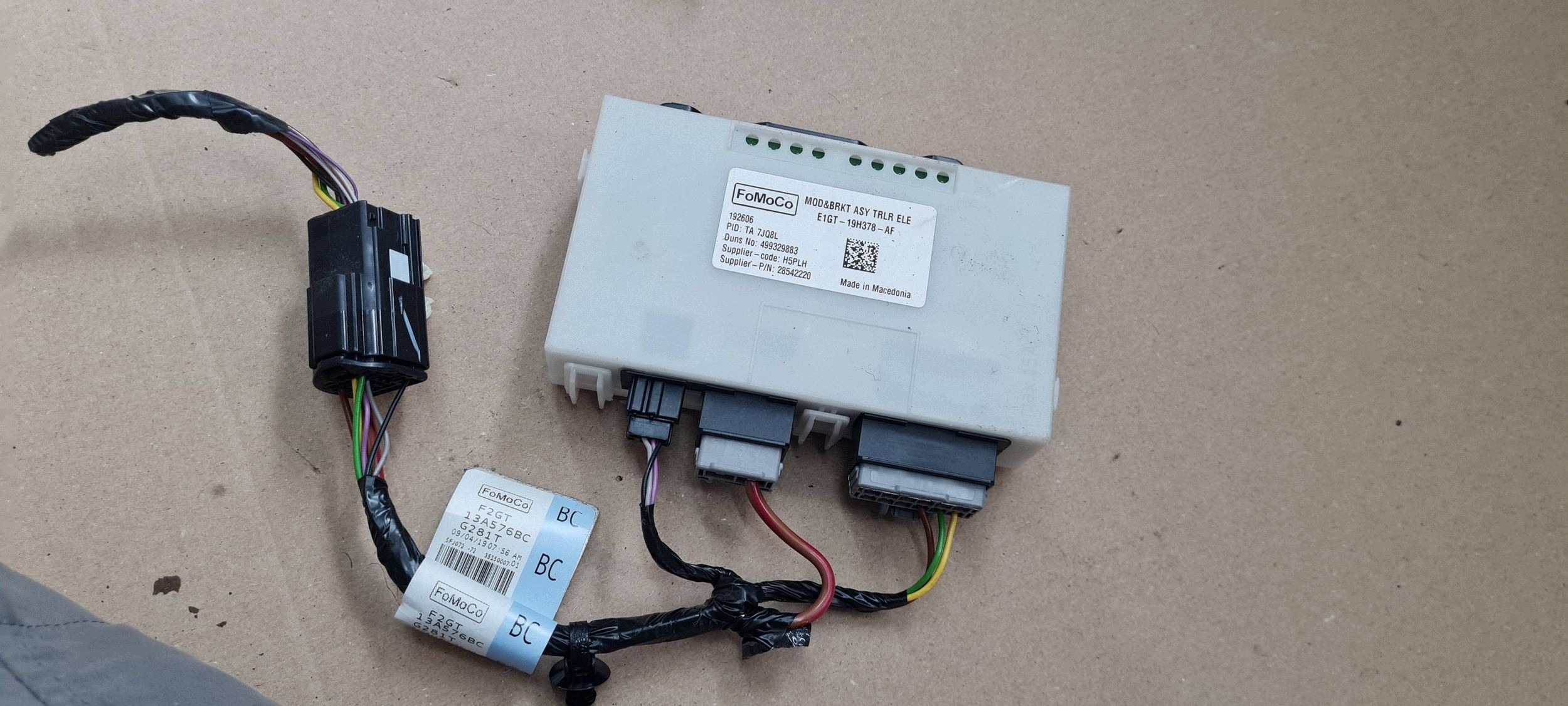 Ford Edge II 2020 ST LIFT module control unit HAKA HOLOWNICZEGO E1GT19H378AF