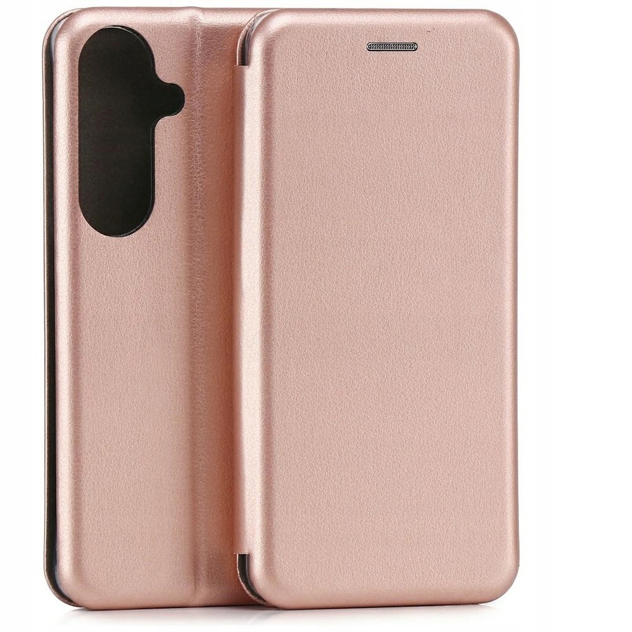 Etui Beline Book Magnetic do Samsung Galaxy S26 różowo-złoty