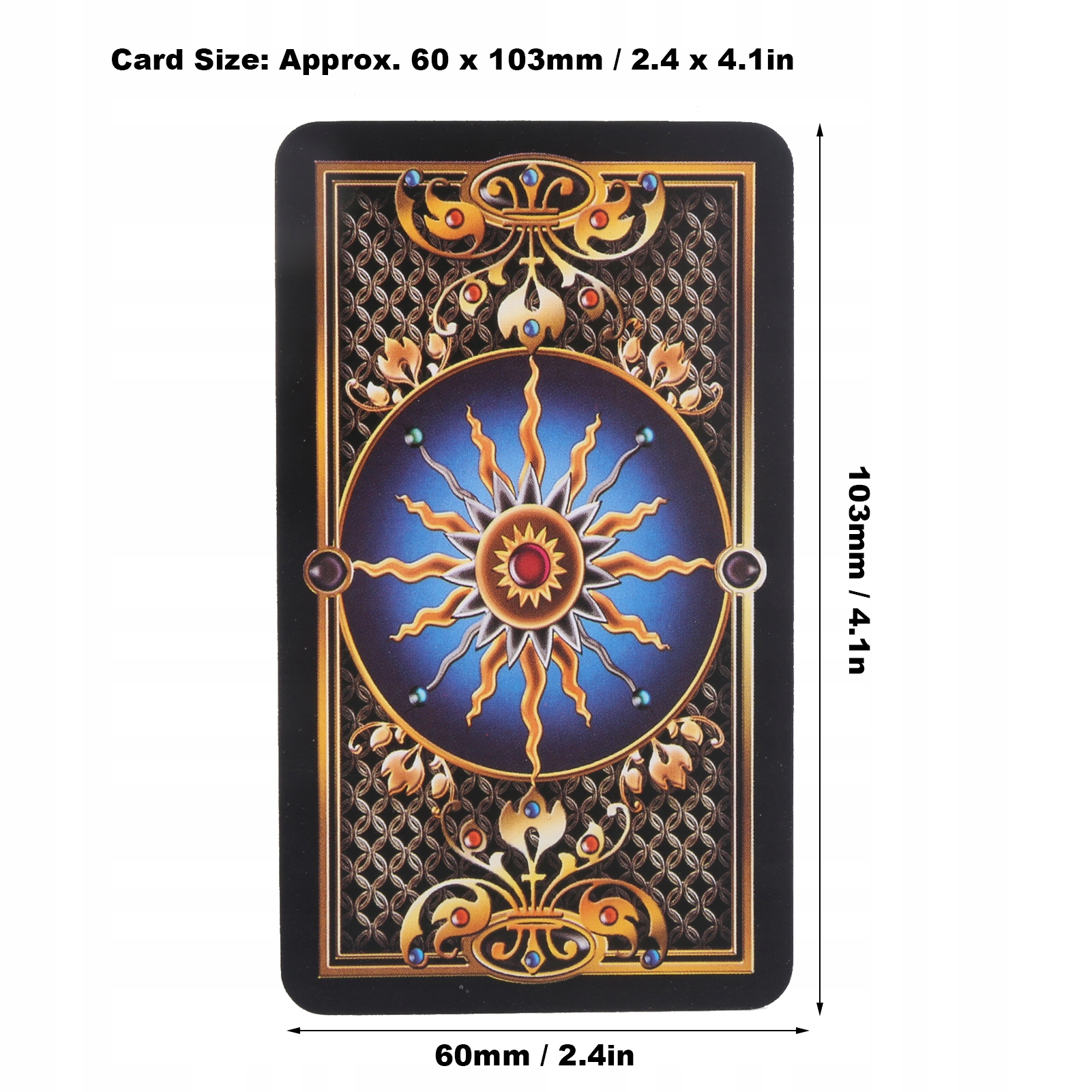 ZESTAW KART TAROTA gilded easy tarot 78 KART Nazwa GILDED EASY