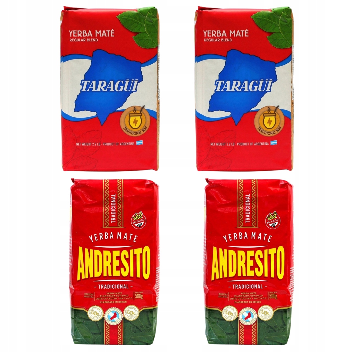 Yerba Mate Taragui con palo Andresito tradiční 4kg
