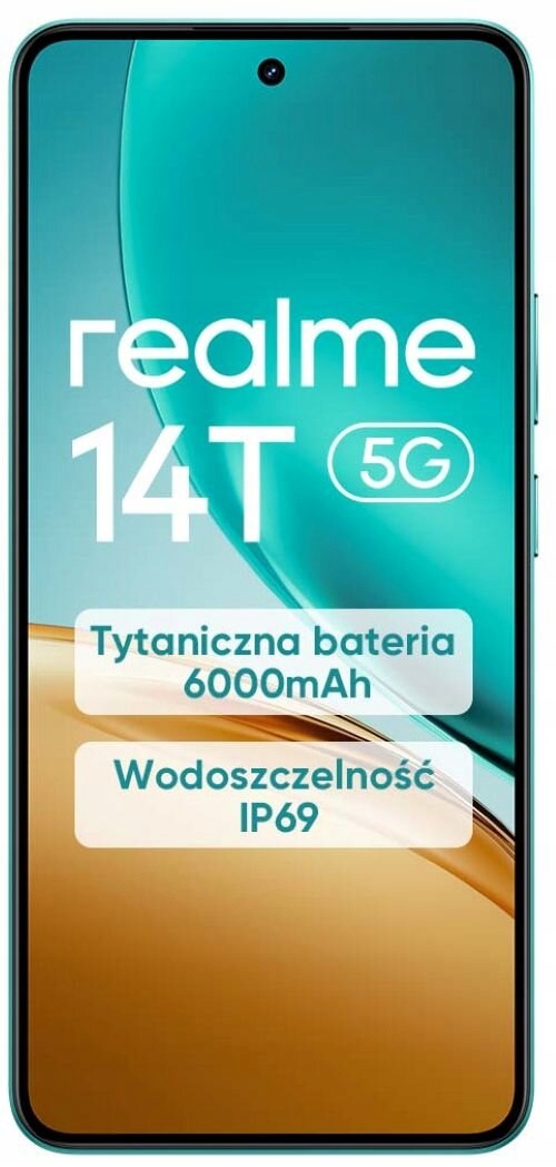 Smartfón realme 14T 5G 8/256GB Dual Sim Nfc Amoled zelený